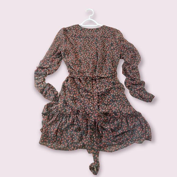 š
ŗAcoaāWrapĀ PrintedāDressāLongāSleeve - Picture 4 of 7